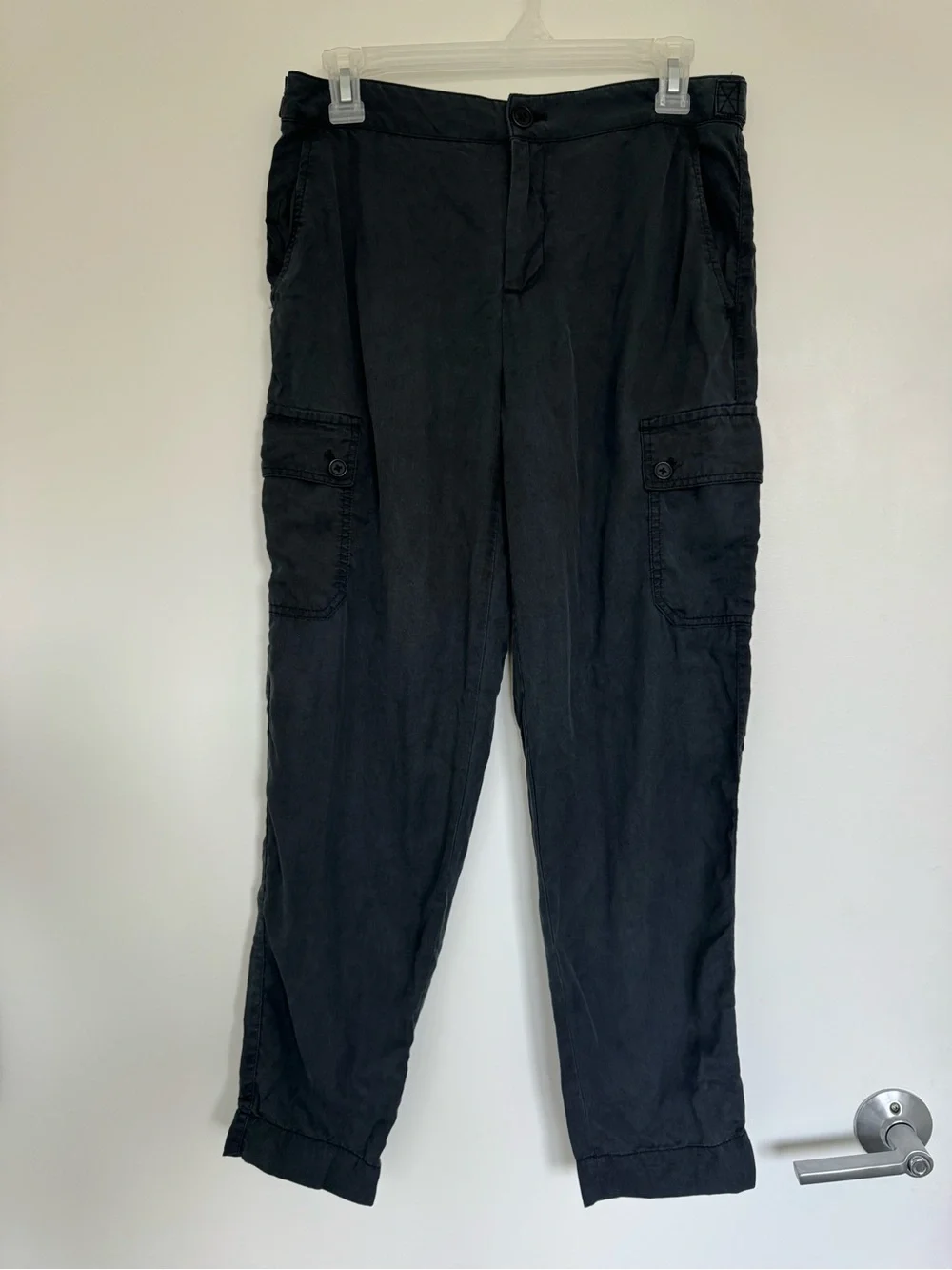Banana Republic Black Grey Cargo Pants Size 0 Gorpcore Streetwear Utility Work